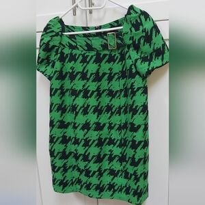 Marc Scribble Houndstooth Dress.